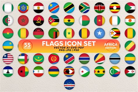 African Country Flags