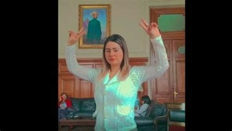 Tania Ramírez Congresista De Fuerza Popular Comparte En Tiktok Un Video En El Que Baila Dentro