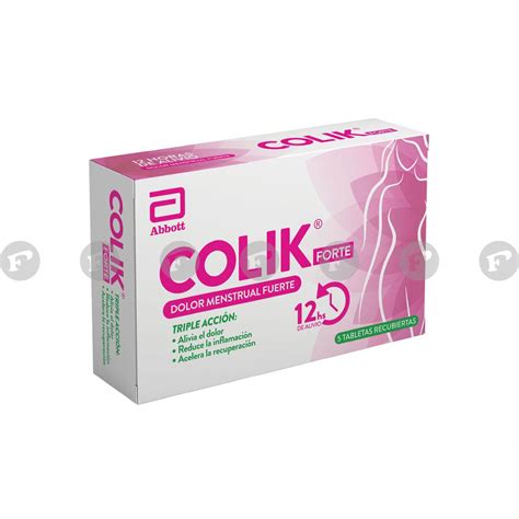 Colik Forte Dolor Menstrual Fuerte Caja De Tabletas Recubiertas