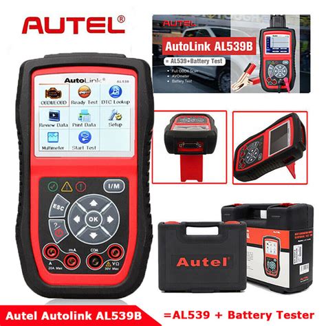 2022 Autel AL539B OBD2 Scanner Code Reader Auto Diagnostic Tool Battery