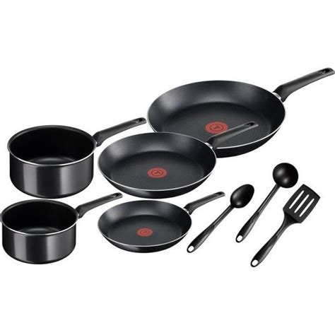 Tefal B Batterie De Cuisine Pi Ces Essential Tous Feux Sauf