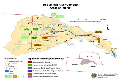 Kansas Map Rivers