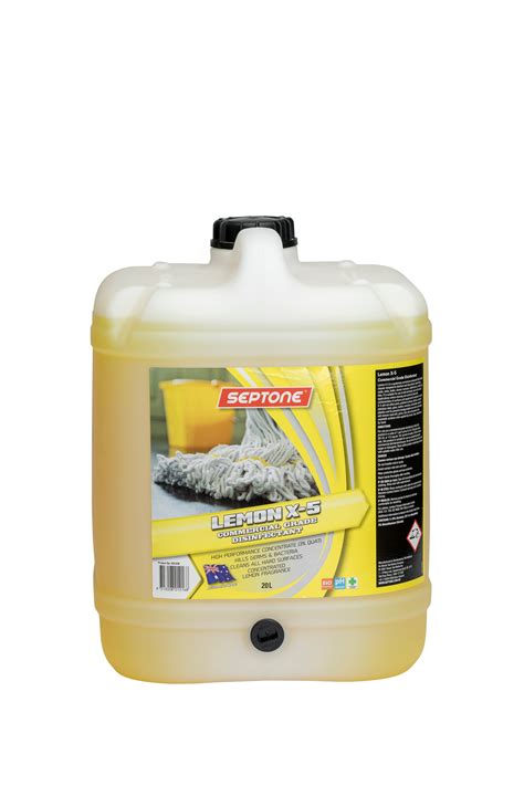 Hdlx20 Septone Lemon X 5 Commercial Grade Disinfectant 20l