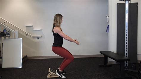 Heel Elevated Squats Youtube