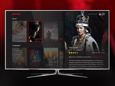 TV App - Netflix - | free psd | UI Download