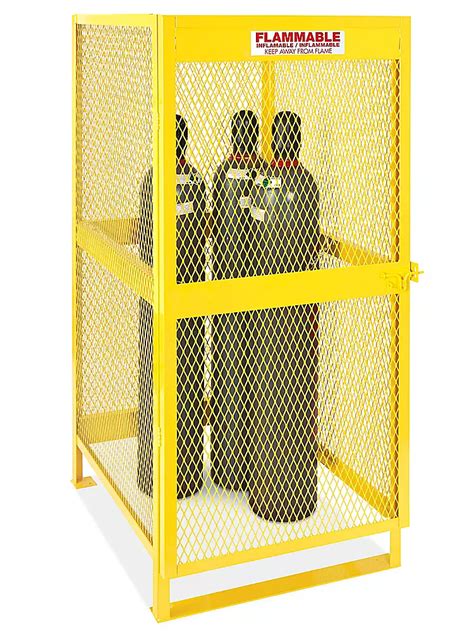 Vertical Gas Cylinder Locker Assembled 10 Cylinder Capacity H 5656