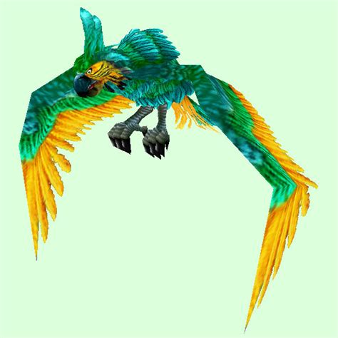 Green & Yellow Parrot - Pet Look | Petopia - Hunter Pets in the World of Warcraft