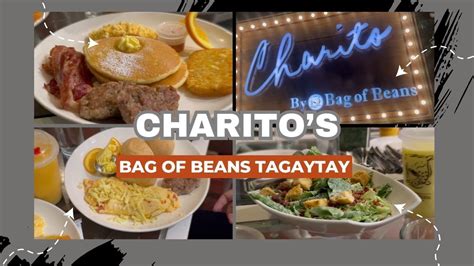 CHARITO S BAG OF BEANS TAGAYTAY Philippines YouTube