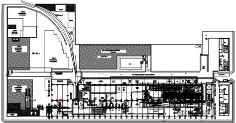 Steel Factory Plant Distribution Layout Plan Cad Drawing Details Dwg File Cadbull