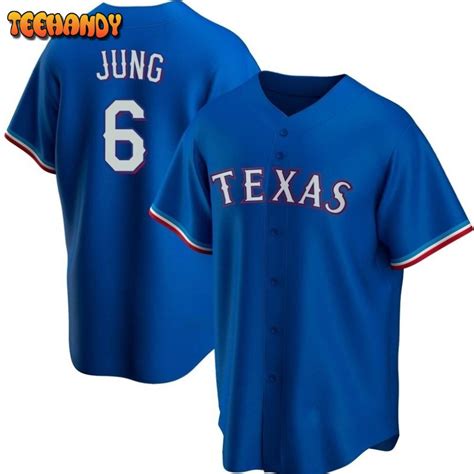 Texas Rangers Josh Jung Royal Alternate Replica Jersey