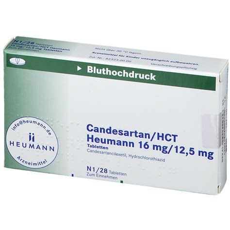 Candesartan Hct Heumann Mg Mg St Mit Dem E Rezept Kaufen