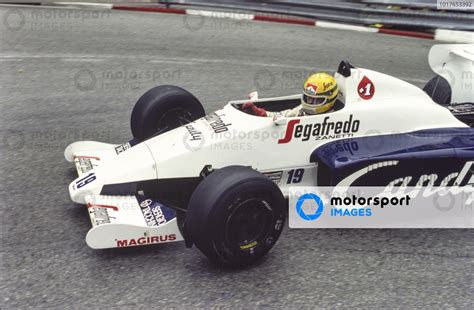 Ayrton Senna Toleman Tg Hart Monaco Gp Motorsport Images