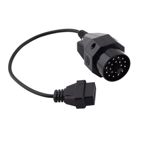 Heavy Duty Construction Obd Ii Adapter For Bmw 20 Pin Socket To Obd 2