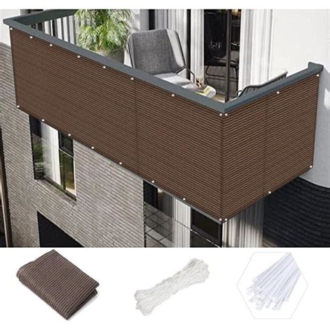 Brise Vue Pour Balcon 65 X 500 Cm Brise Vent Terrasse Brise Vue Balcon