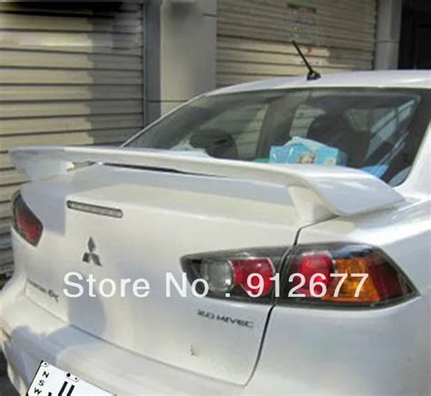 ABS spoiler for MITSUBISHI LANCER ABS plastic spoiler for LANCER accessories ,lancer parts ...