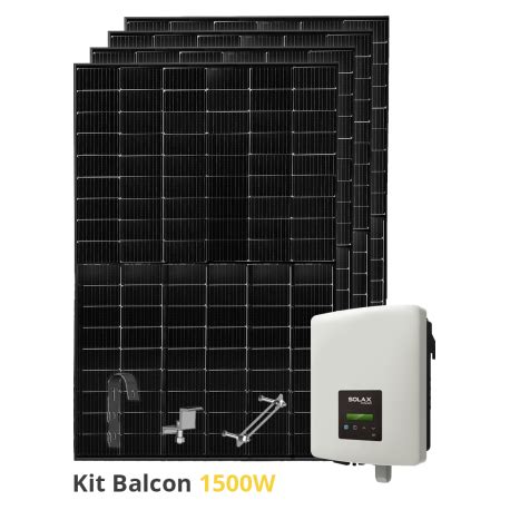 Kit Solaire Balcon W Kw Alma Solar N Des Panneaux Solaires