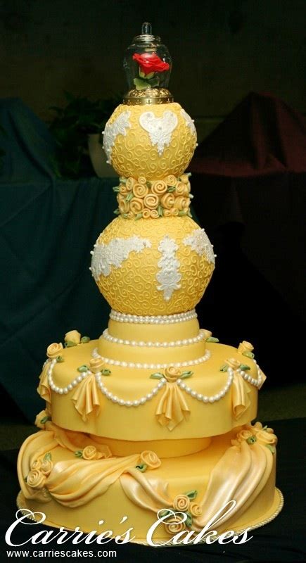 Gorgeous Beauty And The Beast Wedding Cake Between The Pages Blog