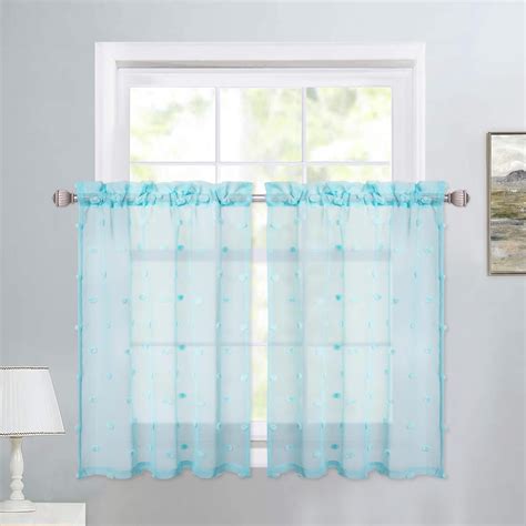 Amazon Haperlare Kitchen Curtains For Bathroom Pom Pom Design