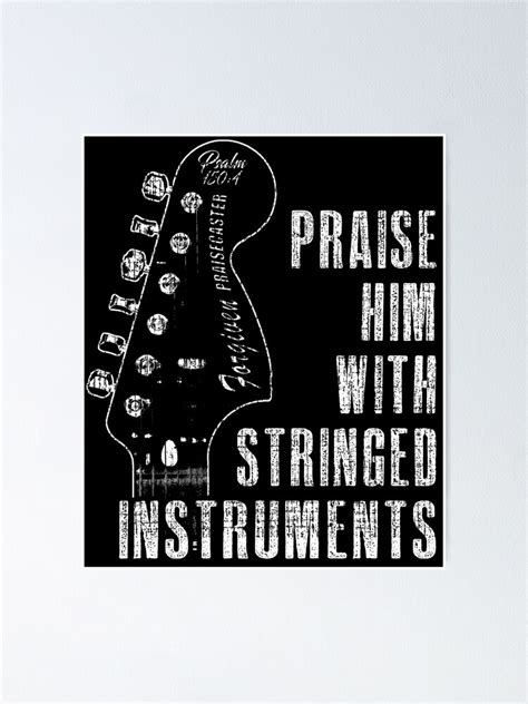 Praise Him With Stringed Instruments Psalm Fender Strat