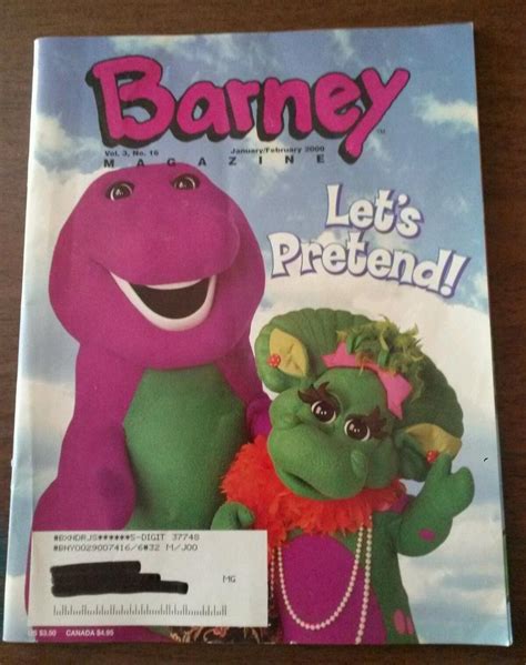 Vintage Barney Magazines Rare 1999 And 2000 Vol 3 14 And 16 Vol 4 No 18 1874185485