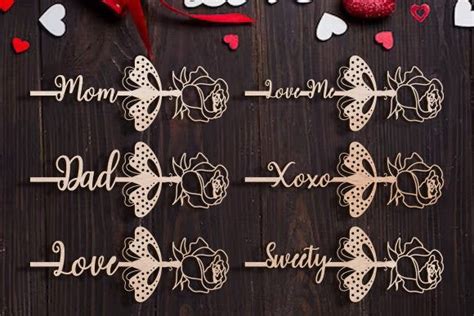 Laser Cut Valentine Rose Svg Graphic By Cutting Edge · Creative Fabrica