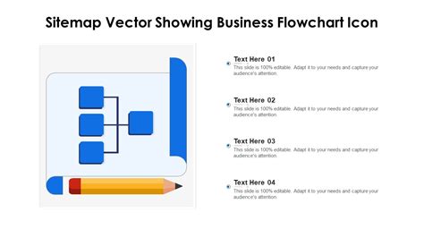 Sitemap Vector Showing Business Flowchart Icon Ppt Powerpoint