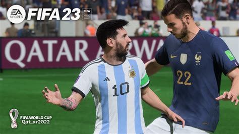 Fifa 23 Argentina Vs France Fifa World Cup 2022 Qatar Final Pc Graphic Ultra Youtube