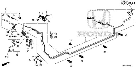 Honda Civic Coupe Pipe Set Fuel Kl Ka Kc 16050 Tbc L01 Honda Wholesale Parts Online San