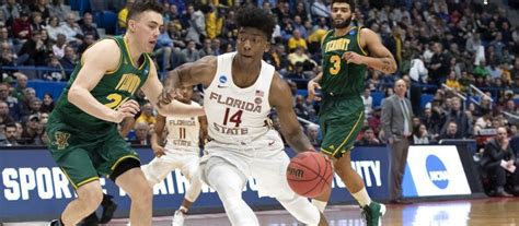 Fsu Basketball Out Shoots Vermont Advances To Round 2 Of Ncaa