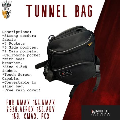 KKS IMMORTAL TUNNEL BAG FOR NMAX 155 NMAX 2020 AEROX 155 ADV 150 XMAX