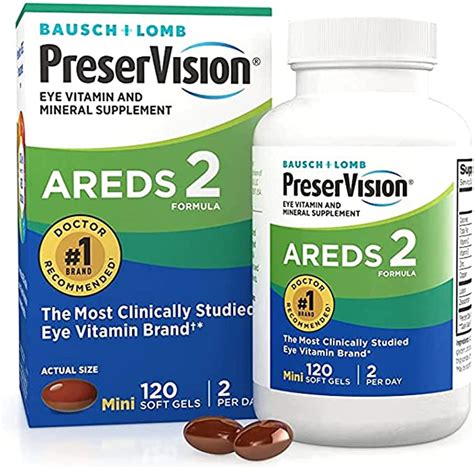 Preservision Areds 2 Formula Bausch Lomb 120 Cáps Amazon br