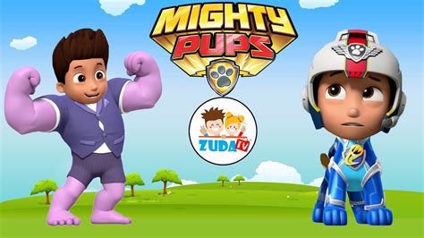Paw Patrol Face Swap Mighty Pups Episode 1 Youtube
