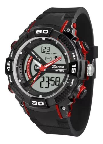 Reloj X Games Xmppa276 Bxpx Sport Anadigi Para Hombre Correa Color