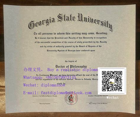 Purchase A Georgia State University Diploma Order A Gsu Degree