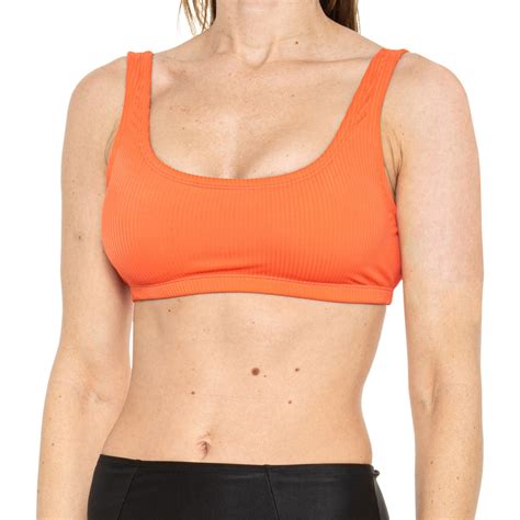 Speedo Ribbed Logo 661 Bikini Top For Women Save 72