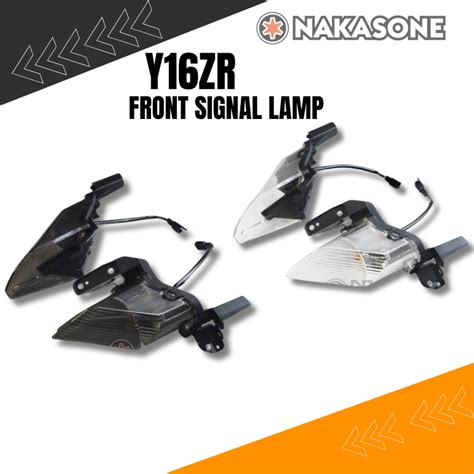 Yamaha Y Y Zr Front Signal Lamp Set Clear Tinted Lampu Signal