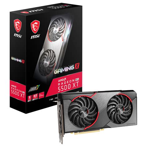 Msi Radeon Rx 5500 Xt Gaming X 8g Carte Graphique Ldlc Muséericorde