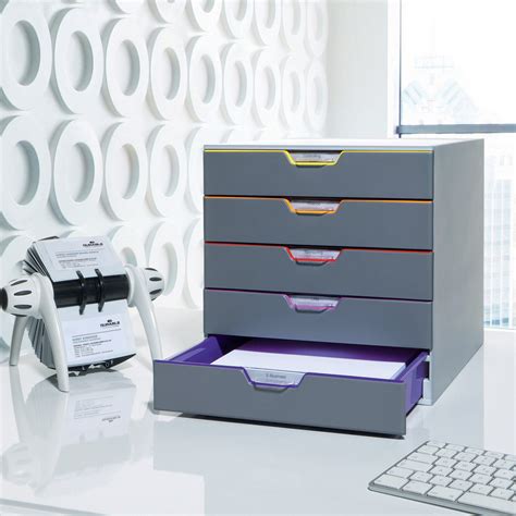 Durable® Varicolor® Desktop 5 Drawer Organizer File Storage