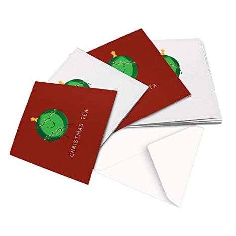 Christmas Cards Designs Original Christmas Pea Funny