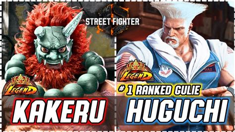 Sf Kakeru Akuma Vs Higuchi Ranked Guile Sf High Level