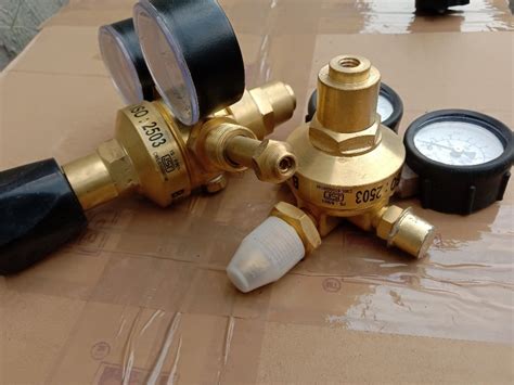 Brass Co Double Stage Gas Pressure Regulators For Industrial At Rs