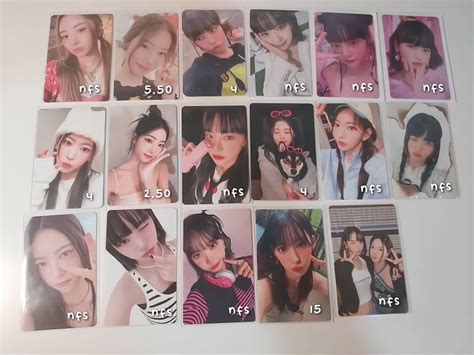 WTS WTT Le Sserafim Sakura Chaewon Yunjin Kazuha Eunchae Photocards