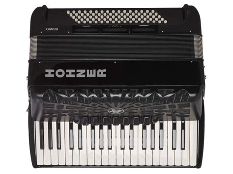 Hohner Bravo Iii 80 Black Silent Key Melodyshop Sk