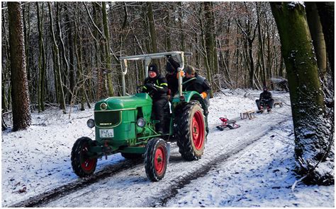 Schlittenfahrt Durch Den Wald Selma Barbara Flickr