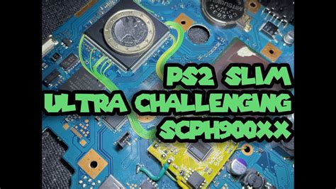 Ultra Challenging Modchip Installation PS2 Slim SCPH90004 V18 Modbo 4