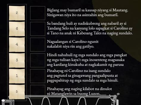 El Fili Kabanata 38 Ang Kasawian Match Up