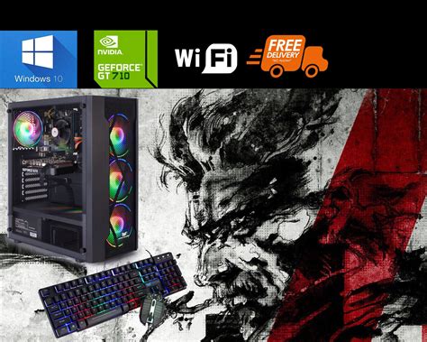 Fast Gaming PC Computer Bundle Intel Core I5 16GB 1TB 256GB SSD Win10