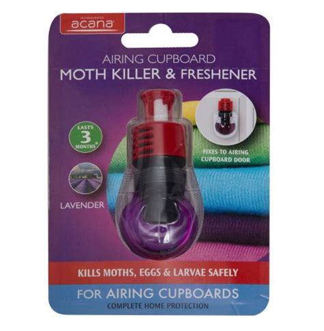 Acana Airing Cupboard Moth Killer Freshener Effectively Kills Moths