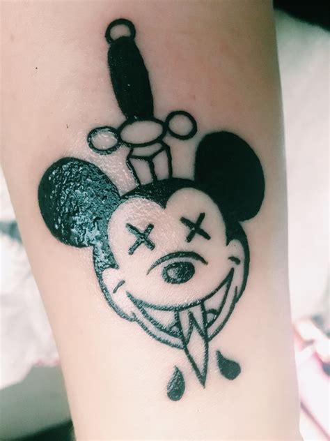 Gangsta Mickey Mouse Tattoos