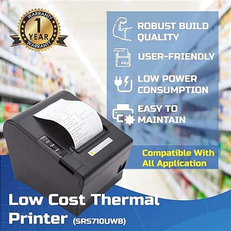 SHREYANS 80mm Thermal Receipt Printer With Auto Cutter Compatible With